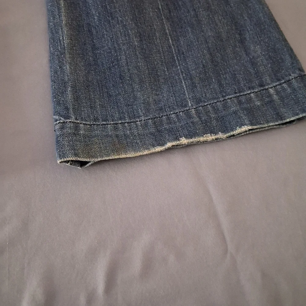 Women's 7 For‎ All Mankiind Flare Leg Dojo Jeans SZ 29 Style Embellished Pockets